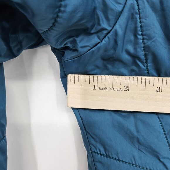 The North Face Jacket Girls XL 18 Puffer Green Teal Full Zip Pullover Hoodie - Picture 8 of 11